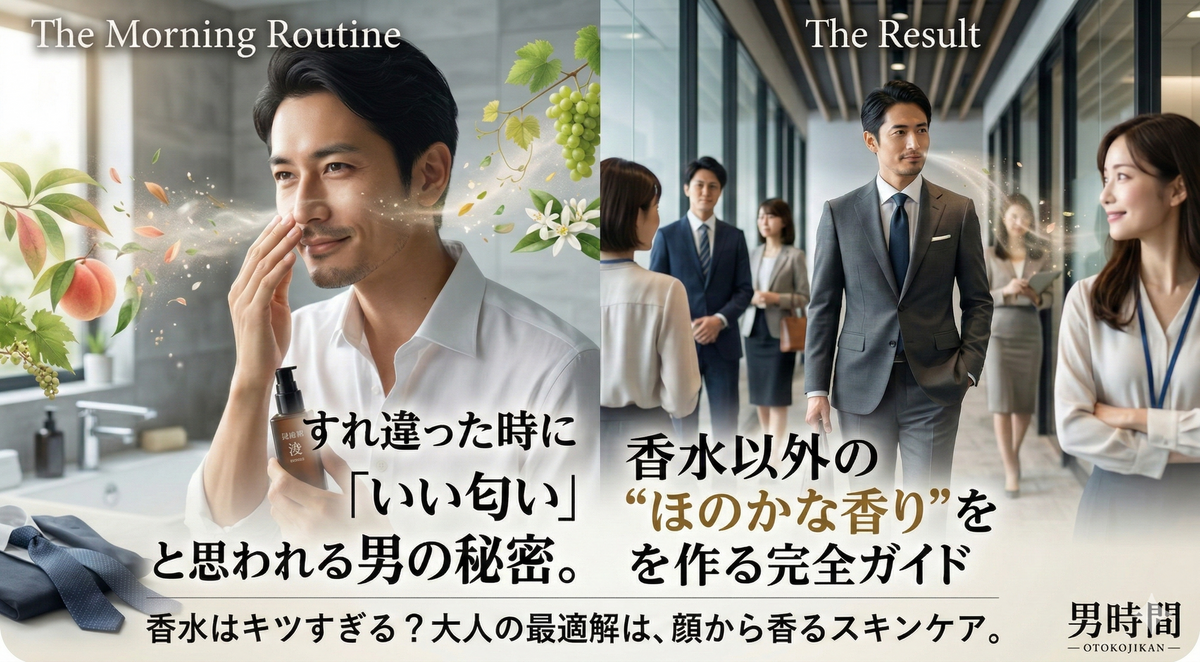 すれ違った時に「いい匂い」と思われる男の秘密。香水以外の“ほのかな 