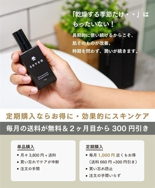 seven オールインワン美容液 50g