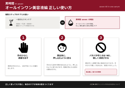 「漆」‐seven‐オールインワン美容液 100g